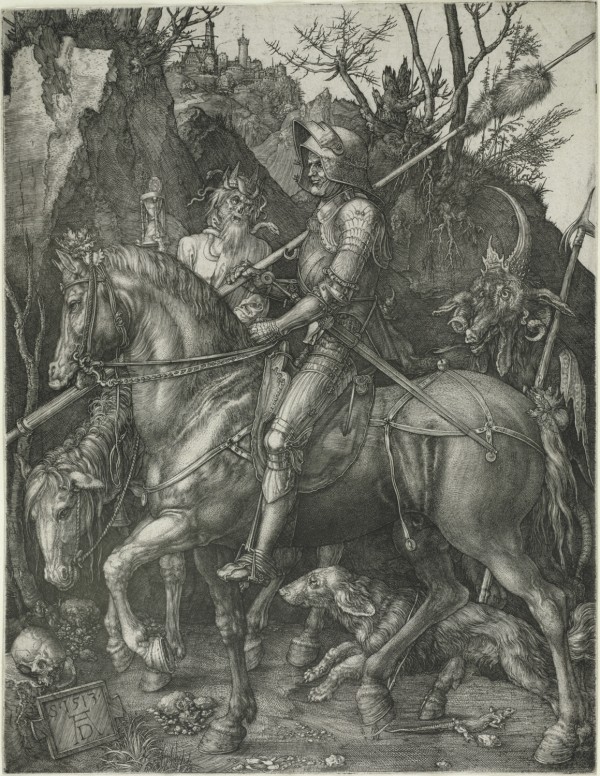 German knight by Albrecht Durer